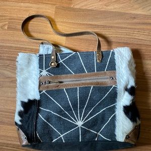 Myra cowhide handbag